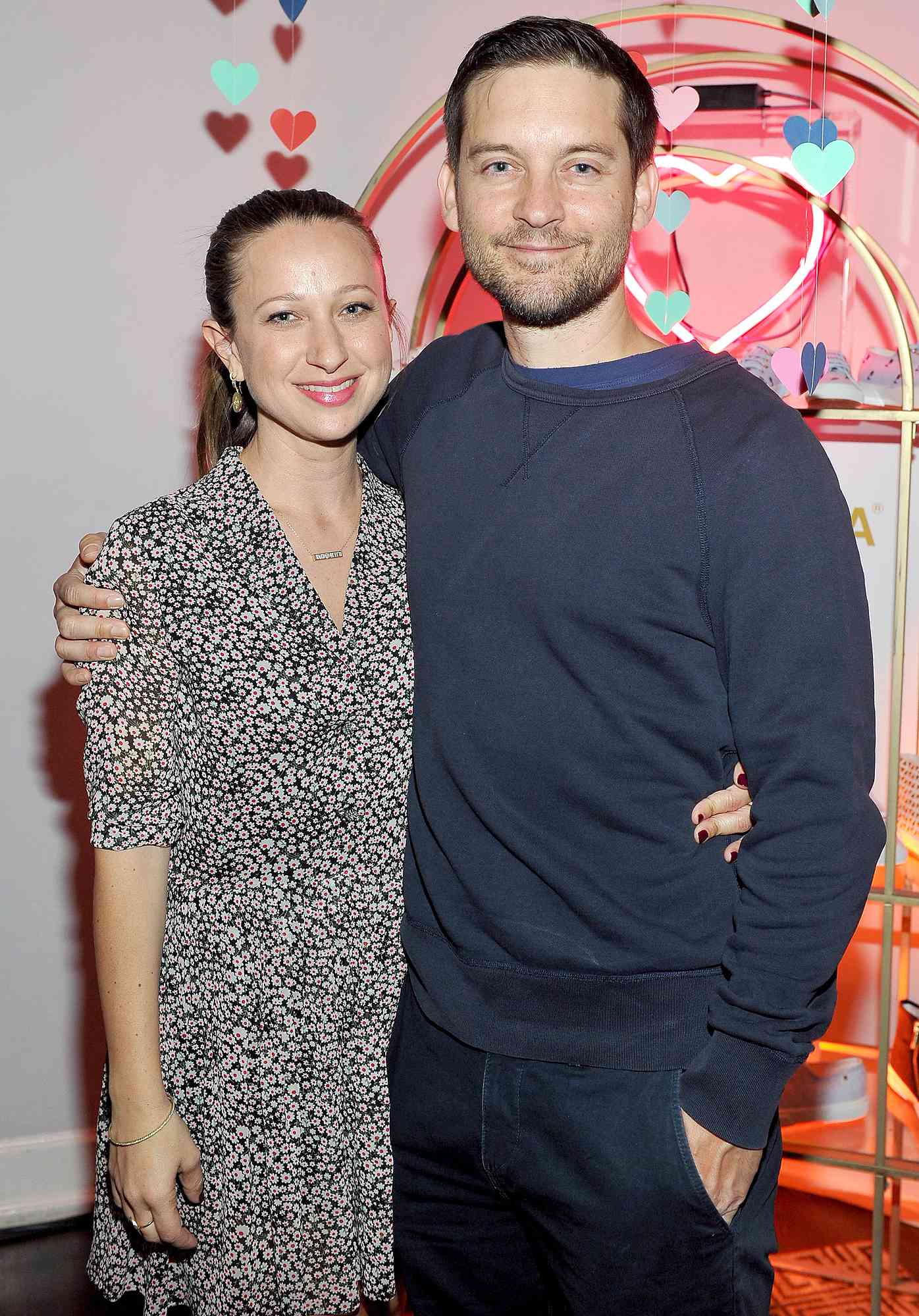 Tobey Maguire with beautiful, Wife Jennifer Meyer 