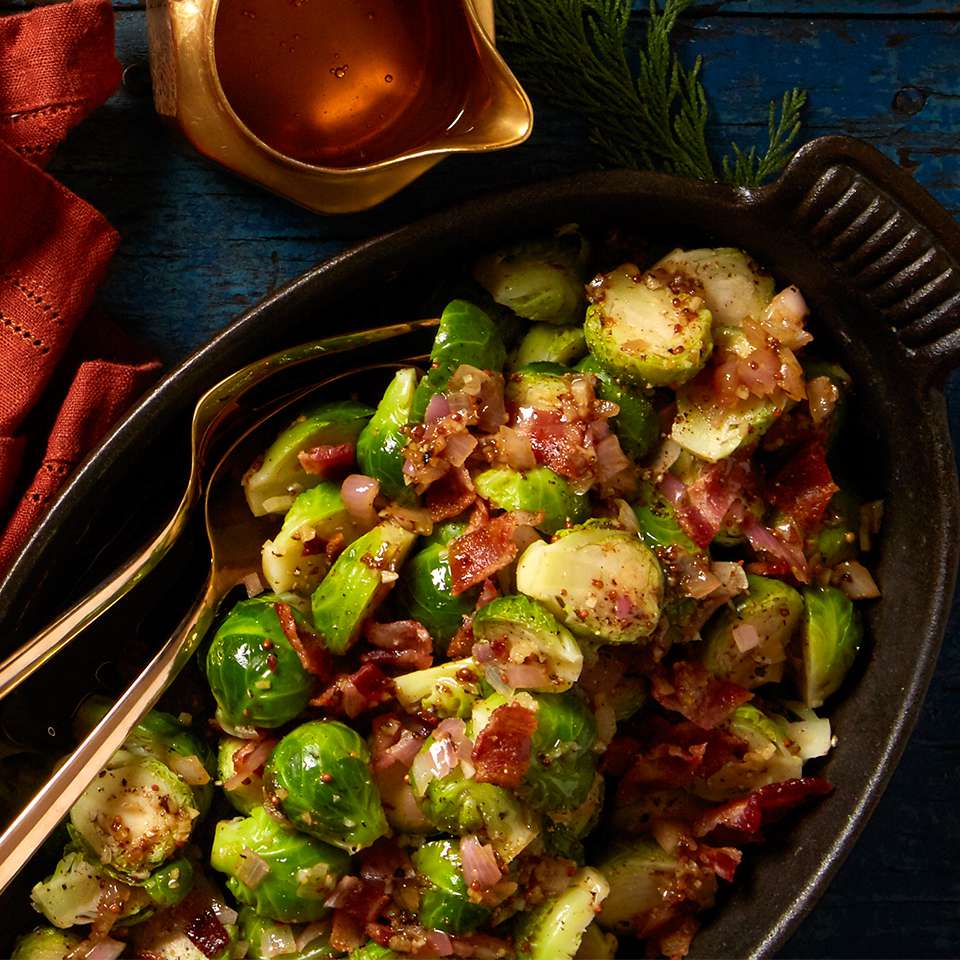Brussels Sprouts with Bacon and Cider Vinegar