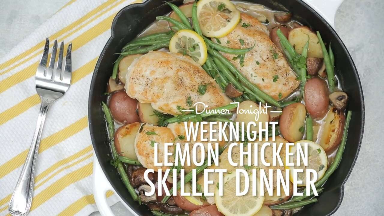 Lemon Chicken Skillet Dinner Cooking Light
