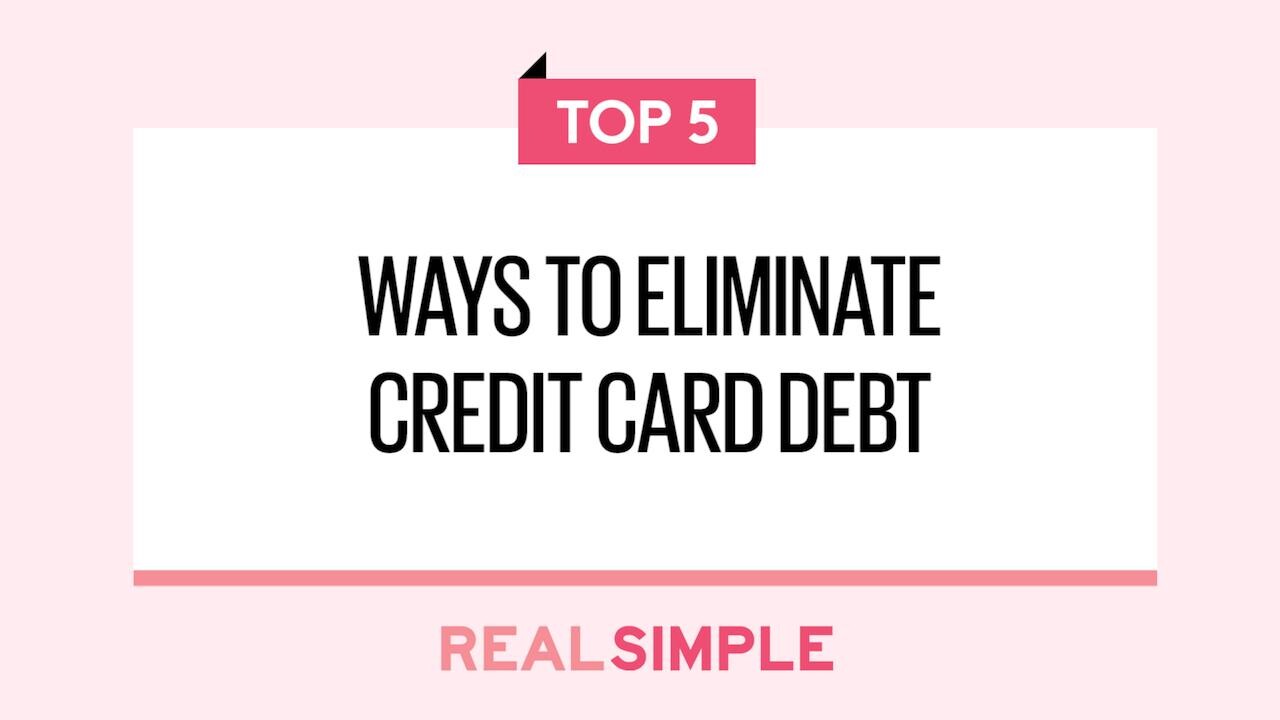How To Get Out Of Credit Card Debt Real Simple