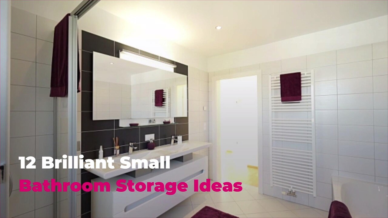 12 Brilliant Small Bathroom Storage Ideas Real Simple