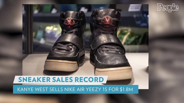 Kanye West yeezy jordan 1 Nike Air Sells for Record-Breaking $1.8 Million