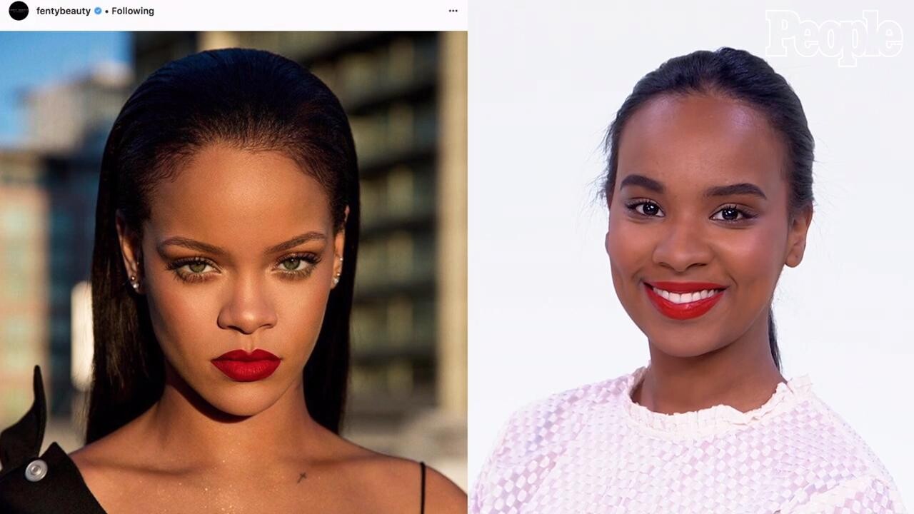 Exactly How To Get Rihanna S Bold Red Lip People Com
