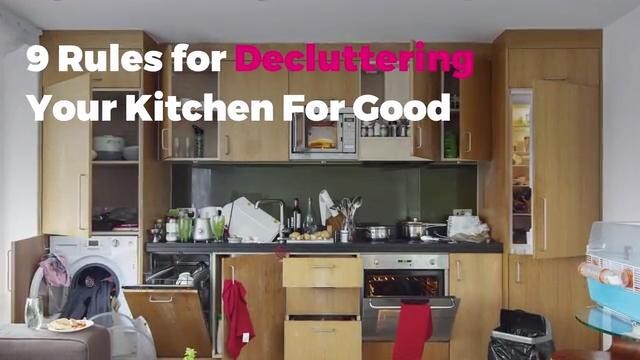 9 Rules For Decluttering Your Kitchen For Good Real Simple,Single Bedroom Small 1 Bedroom Apartment Design Plans
