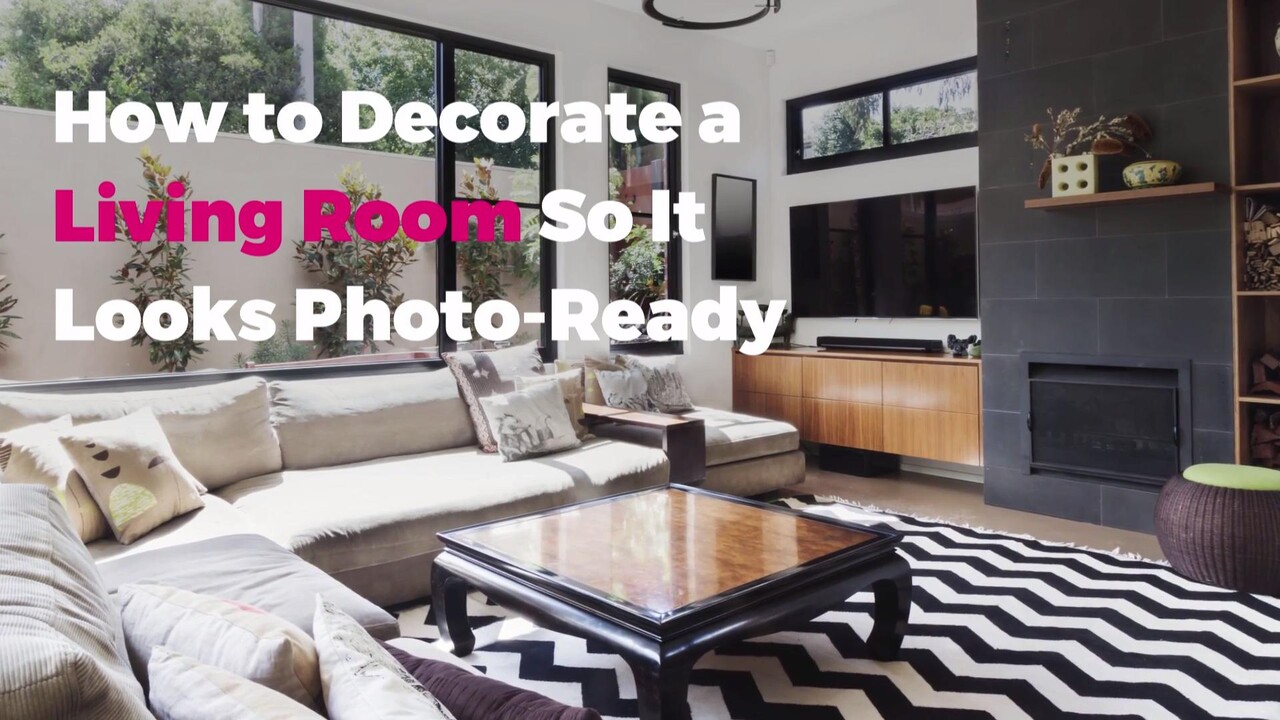 How To Decorate A Living Room So It Looks Photo Ready Real Simple