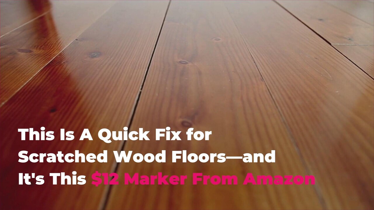 This $15 Marker is a Quick Fix for Scratched Wood Floors