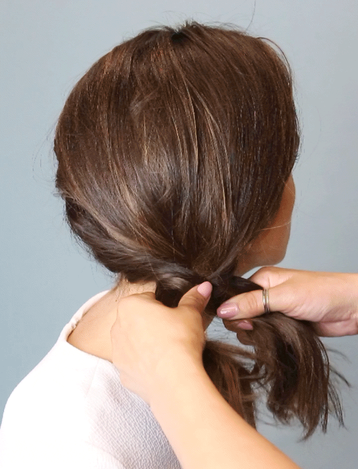 BRAIDS How-to  - Fishtail GIF