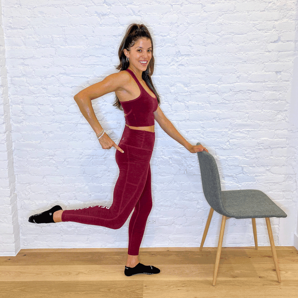 The Easy At-Home Barre Workout from Peloton You Can Do In 10 Minute