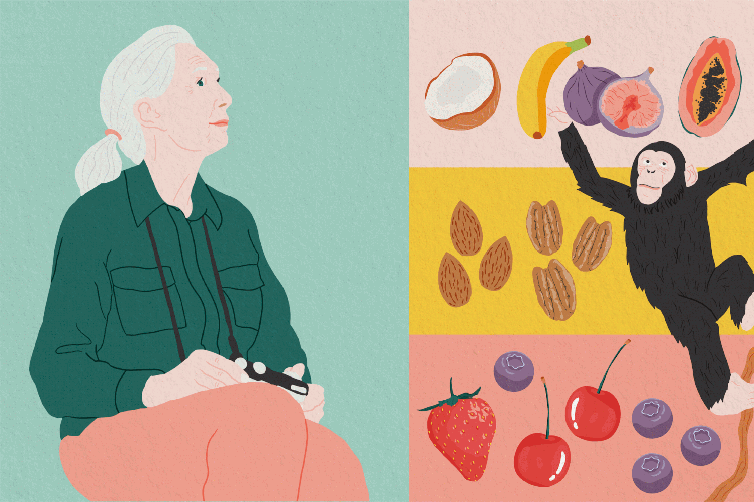 Jane Goodall Climatarian eating
