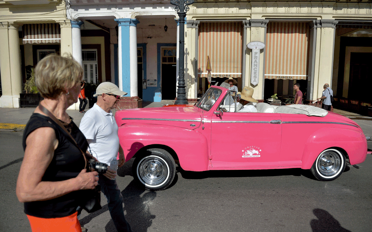 Tourists in Cuba