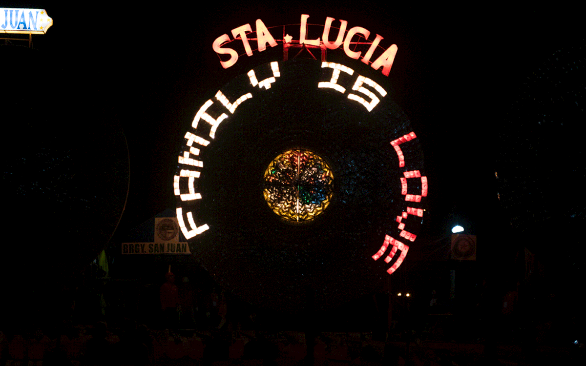 The Sta. Lucia lantern took the top prize at the 2019 Giant Lantern Festival
