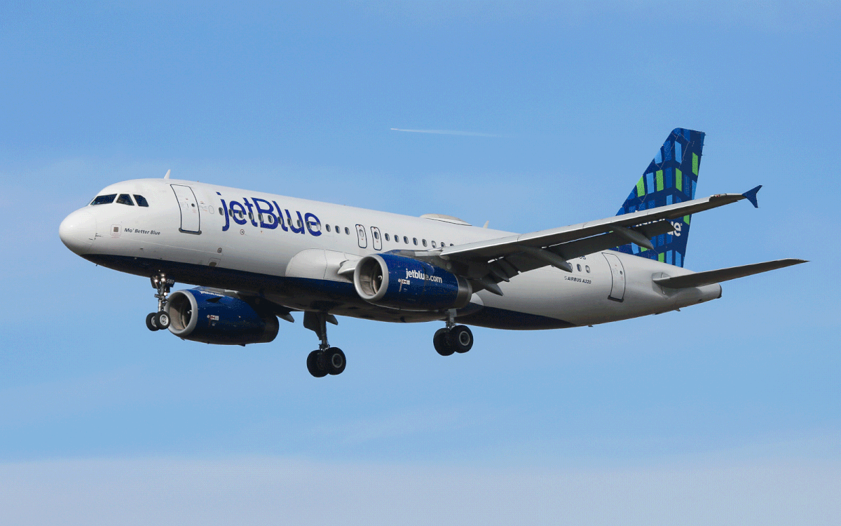 JetBlue Airways Airbus A320-200 plane