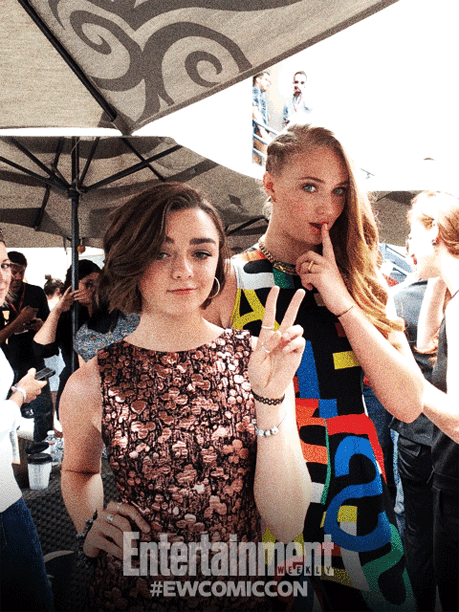 Maisie Williams and Sophie Turner, Game of Thrones