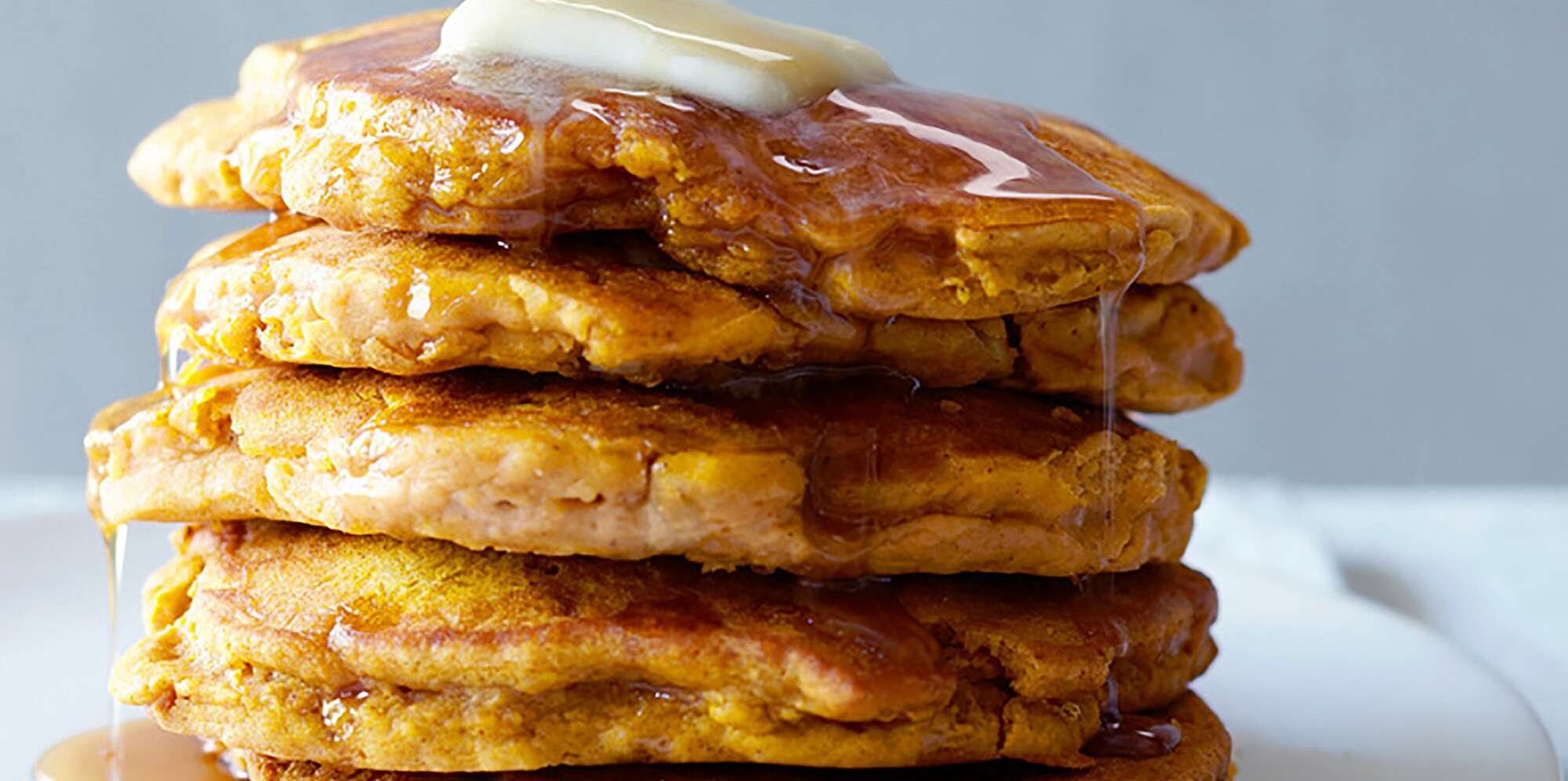 Pumpkin Apple Pancakes Recipe | MyRecipes