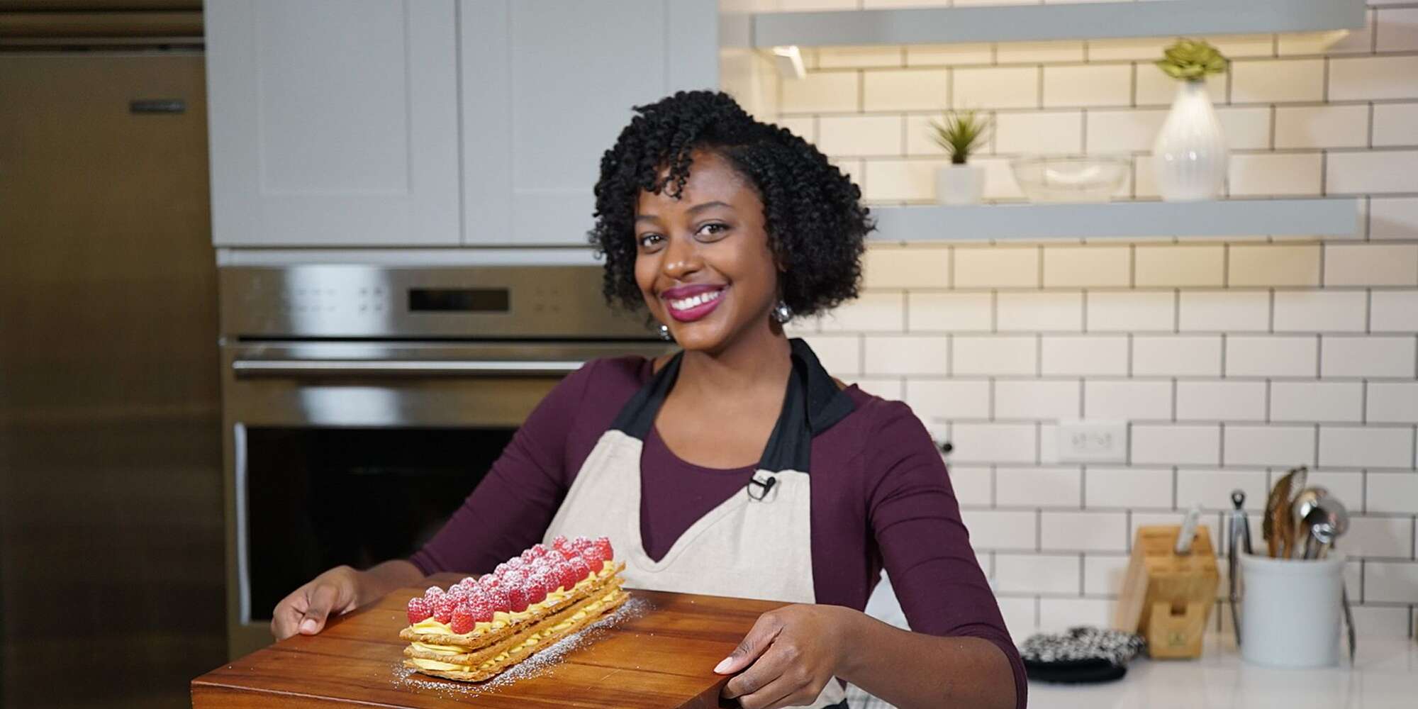 Great American Baking Show Winner Vallery Lomas Makes a MilleFeuille
