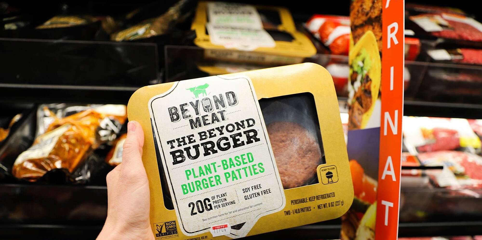 Beyond Meat Plant-Based Burger Patties, 10 ct./ 40 oz.