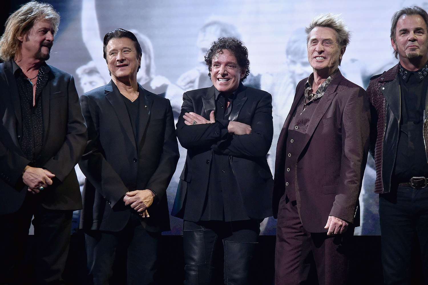 Steve Perry Reunites with Journey at Rock Hall Induction