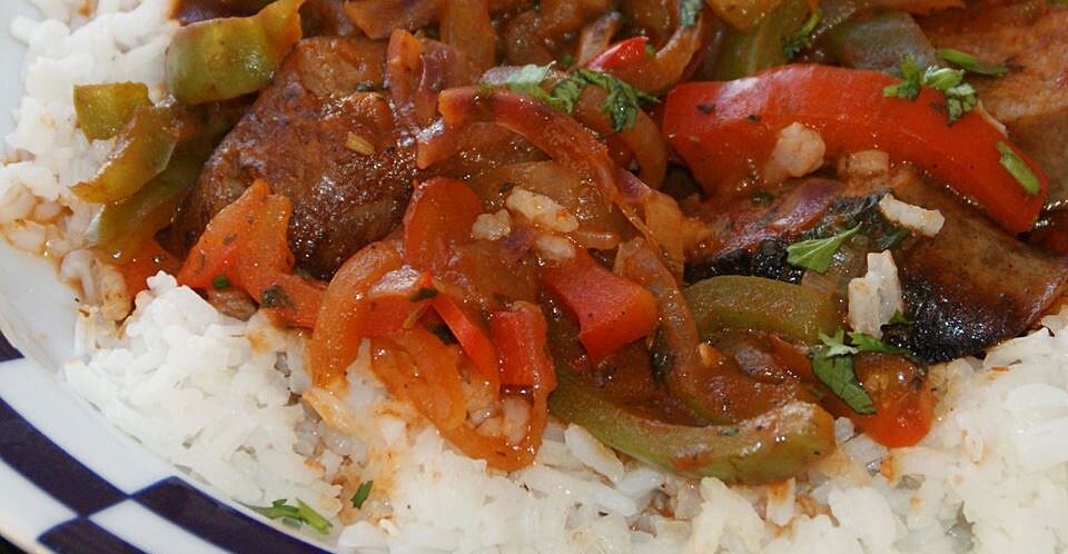 Best Ever Sausage with Peppers, Onions, and Beer! Recipe | Allrecipes
