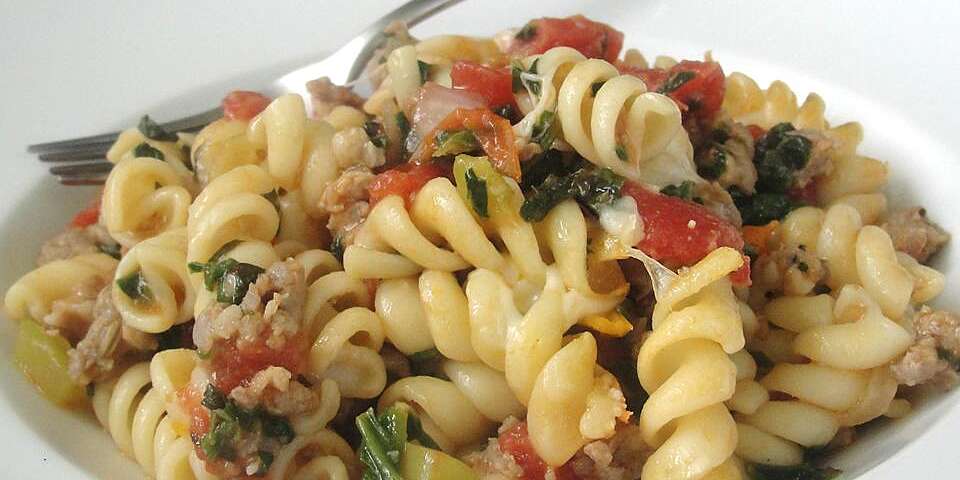 Tomato, Spinach, and Cheese Pasta Recipe | Allrecipes