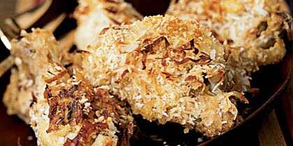 Oven-Fried Coconut Chicken Recipe | MyRecipes