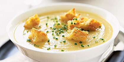 Golden Potato-Cauliflower Soup Recipe | MyRecipes