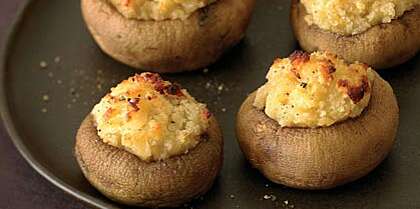 Garlic-Stuffed Mushrooms Recipe | MyRecipes