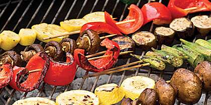 Rosemary Skewered Summer Vegetables with Red Tamarillo Mango BBQ Sauce —  Melissas Produce