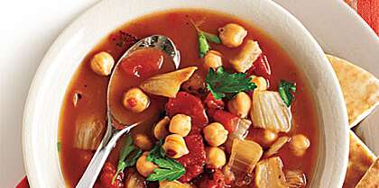 Roasted Fennel, Tomato, and Chickpea Soup Recipe | MyRecipes
