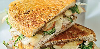 Toasted Turkey, Brie, and Apple Sandwiches Recipe | MyRecipes