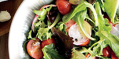 Simple Salad with Lemon Dressing Recipe | MyRecipes