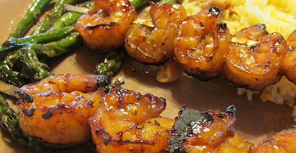 Sweet Grilled Shrimp Skewers Recipe | Allrecipes