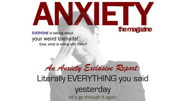 These Fake Magazine Covers About Anxiety Are So Relatable