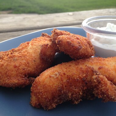 Kiki S Favorite Deep Fried Buttermilk Chicken Tenders Recipe Allrecipes