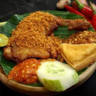 Ayam Penyet Pedas Indonesian Spicy Penyet Chicken Recipe Allrecipes