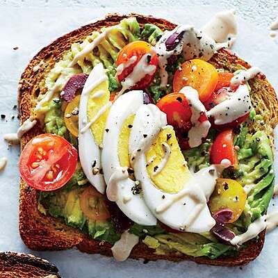 Grilled Chicken With Smashed Avo On Toast Recipe
