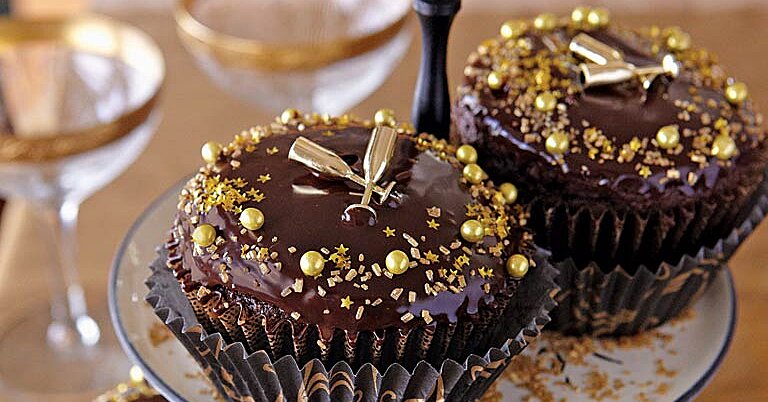 New Year's Cupcakes Recipe | MyRecipes
