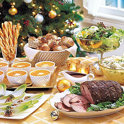 Traditional Christmas Dinner Menus Recipes Myrecipes