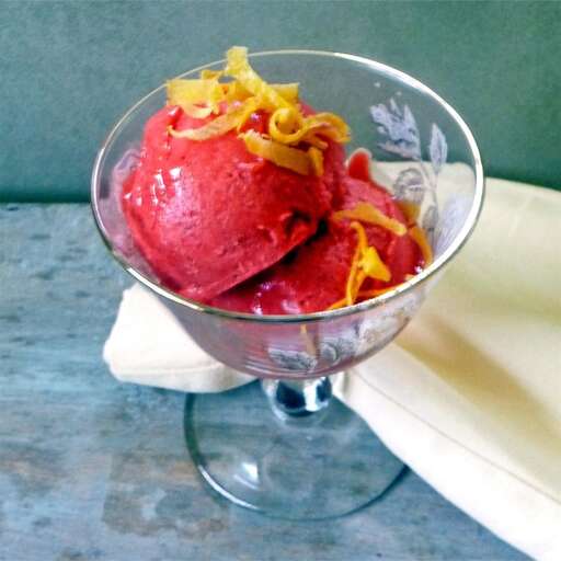 Sweet and Silky Strawberry Sorbet Recipe