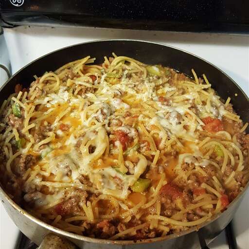 Spaghetti Skillet Dinner Recipe