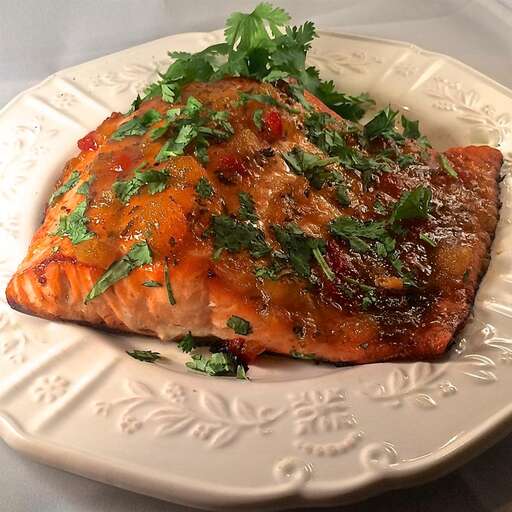 Salmon with Mango and Lime Recipe