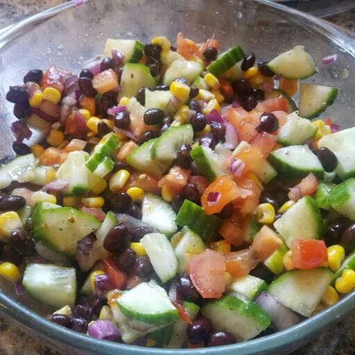 Black Bean and Cucumber Salad Recipe