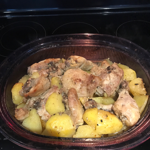 Lebanese Chicken and Potatoes Recipe