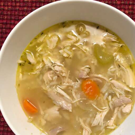 Classic Chicken and Rice Soup Recipe