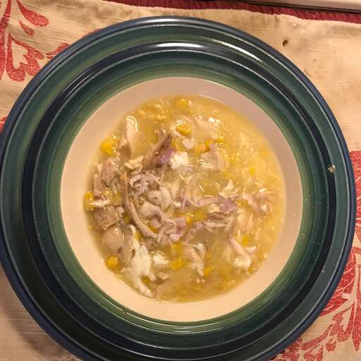 Velvety Chicken Corn Soup Recipe