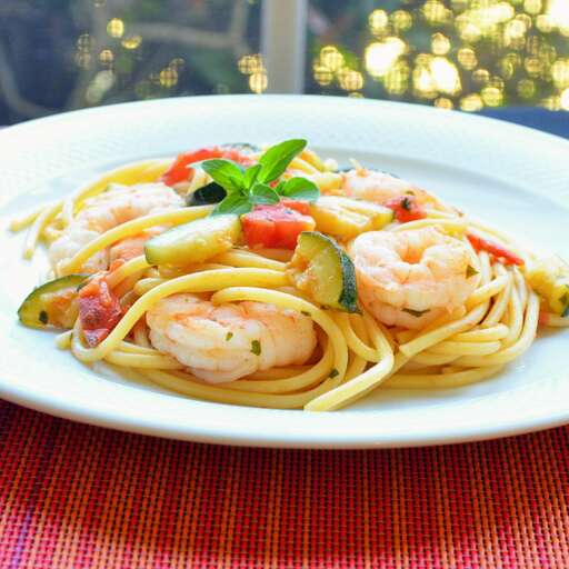 Bucatini Pasta with Shrimp and Anchovies Recipe