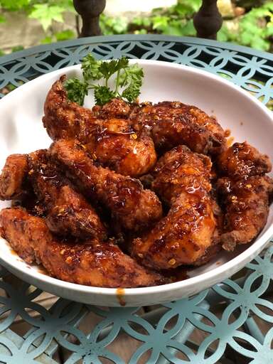 Spicy Korean Fried Chicken with Gochujang Sauce Recipe