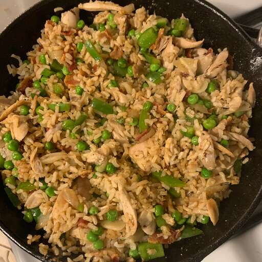 Bacon and Chicken Fried Rice Recipe