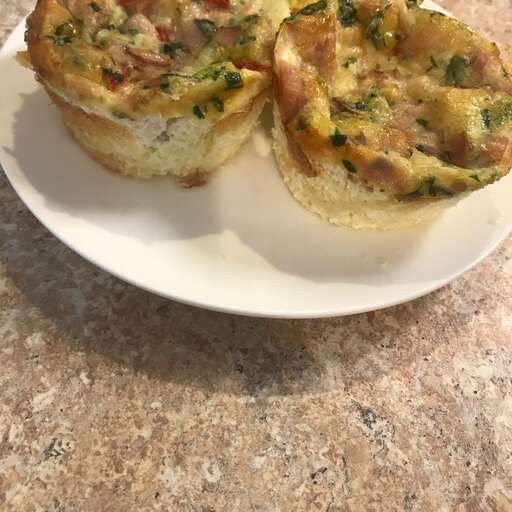 Baked Spinach and Egg White Muffins Recipe