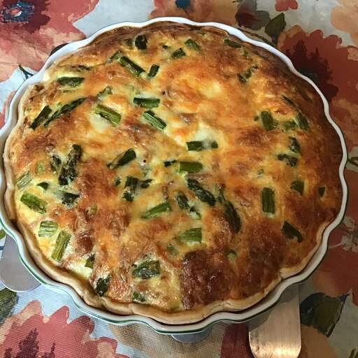 Asparagus and Swiss Cheese Quiche Recipe