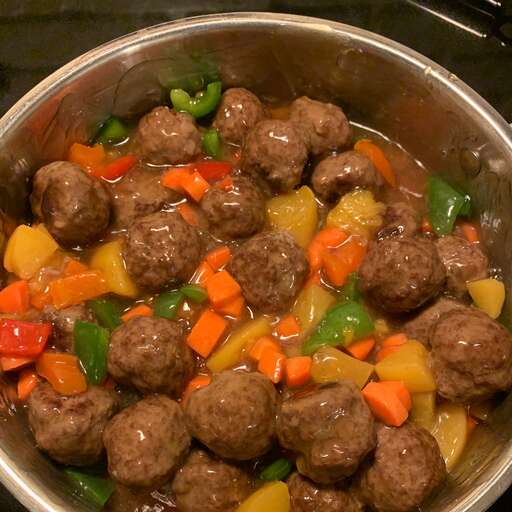 Lana's Sweet and Sour Meatballs Recipe